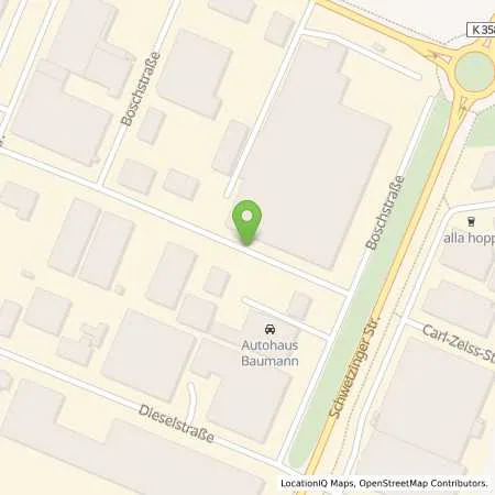 Standortübersicht der Tankstelle Autogas Service Waghaeusel in 68753 Waghäusel