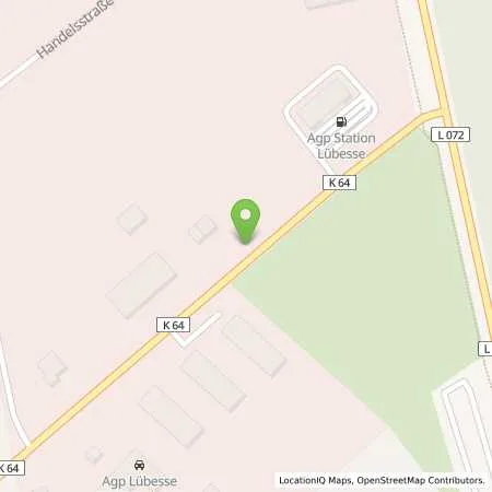 Standortübersicht der Tankstelle Freie Tankstelle Agip-GmbH Agrarproduktgesellschaft in 19077 Lübesse
