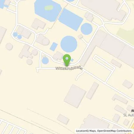 Standortübersicht der Tankstelle Westfälische Propan - GmbH in 32758 Detmold