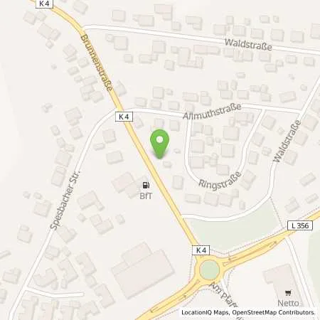 Standortübersicht der Tankstelle SB Tankstelle Mathias Menges in 66882 Hütschenhausen (Katzenbach)