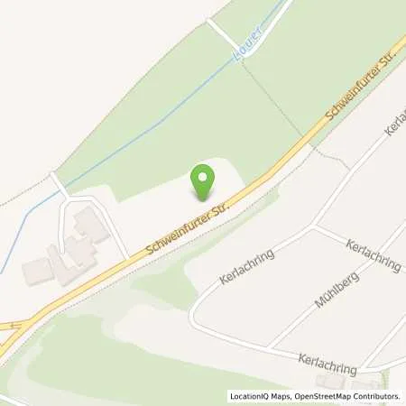 Standortübersicht der Tankstelle Tankstelle Schodorf in 97488 Stadtlauringen