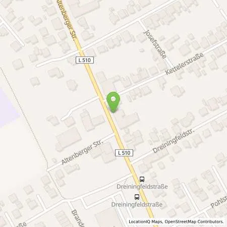 Standortübersicht der Tankstelle Westfalen-Tankstelle Gertrud Marx in 48565 Steinfurt (Borghorst)