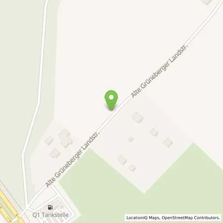 Standortübersicht der Tankstelle Q 1 Tankstelle Tobias Brack in 16775 Löwenberger Land (Nassenheide)