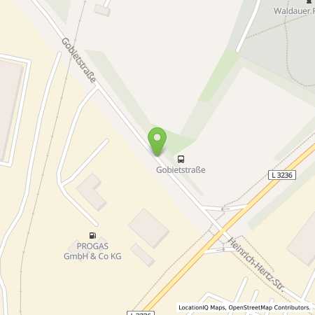 Standortübersicht der Autogas (LPG) Tankstelle: PROGAS GmbH & Co. KG Niederlassung Kassel in 34123, Kassel Waldau
