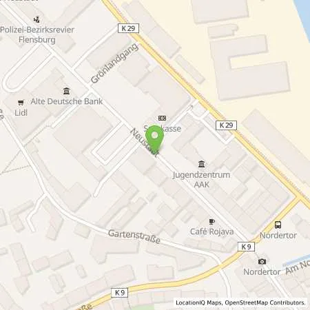 Standortübersicht der Tankstelle Esso-Station Bunde in 24939 Flensburg