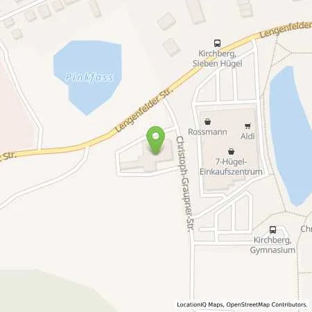 Standortübersicht der Tankstelle Tank- u Wasch-Center WECKTRANS GmbH in 08107 Kirchberg