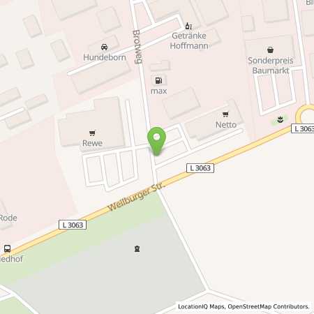 Standortübersicht der Autogas (LPG) Tankstelle: Tankstop Fischer, Suppa, Renner GbR in 65606, Villmar