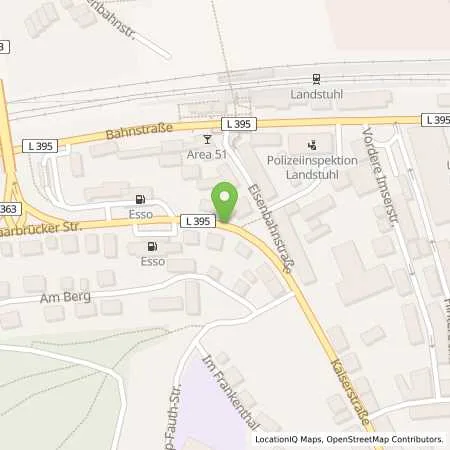 Standortübersicht der Tankstelle Esso-Station Bernhard Schmich in 66849 Landstuhl