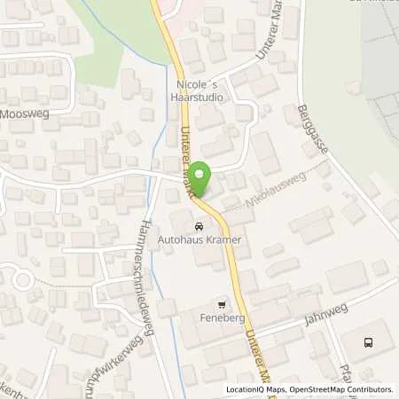 Standortübersicht der Tankstelle Autohaus Kramer in 87634 Obergünzburg