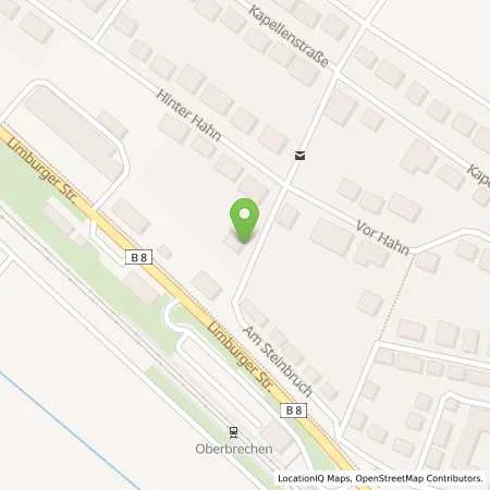 Standortübersicht der Tankstelle ARAL-Station Gläser GmbH in 65611 Brechen (Oberbrechen)