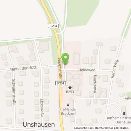 Standortübersicht der Autogas (LPG) Tankstelle: CAR - GAS GmbH Technologiezentrum für Flüssiggasfahrzeuge in 34590, Wabern - Unshausen