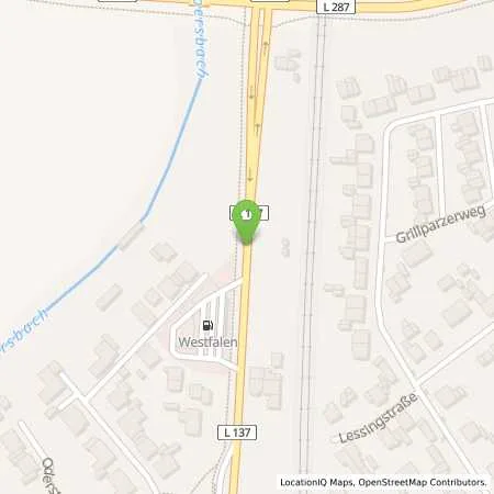 Standortübersicht der Tankstelle Westfalen-Tankstelle Erwin Engert in 47445 Moers