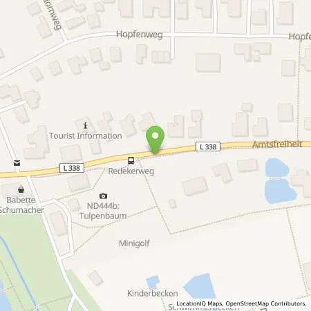 Standortübersicht der Tankstelle ESSO Raiffeisen Tankstation in 27243 Harpstedt