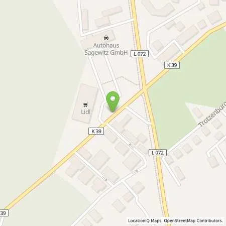 Standortübersicht der Tankstelle Autohaus Matern GmbH in 19300 Grabow in Mecklenburg