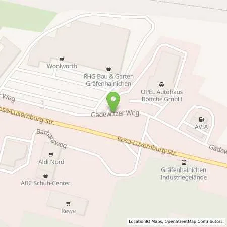 Standortübersicht der Tankstelle AVIA STATION in 06773 Gräfenhaininchen