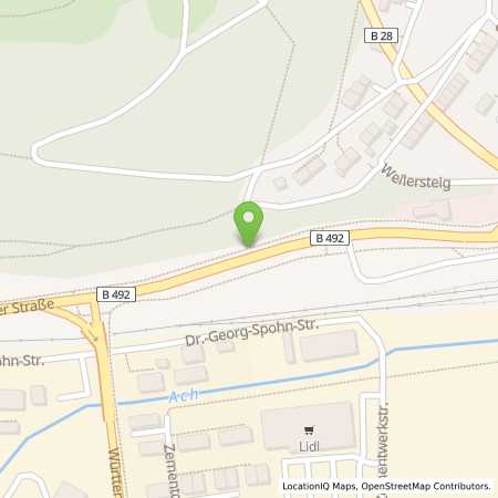 Standortübersicht der Autogas (LPG) Tankstelle: AVIA Service-Station Enders in 89143, Blaubeuren