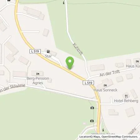 Standortübersicht der Tankstelle Star Tankstelle in 37444 St. Andreasberg