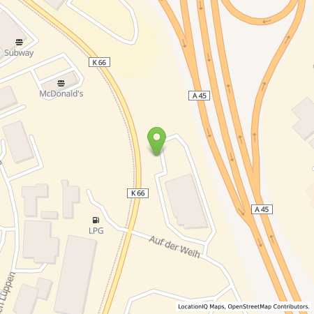 Standortübersicht der Autogas (LPG) Tankstelle: Propan - Gas Scheld in 35745, Herborn - West