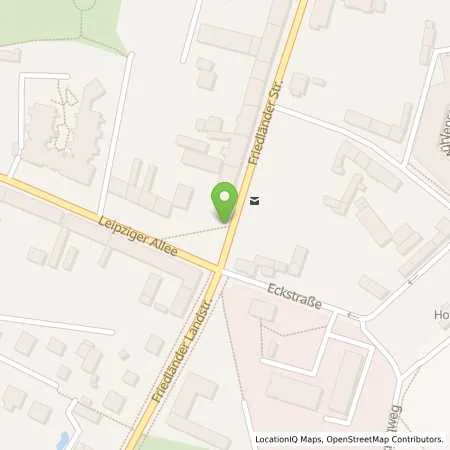 Standortübersicht der Tankstelle VW-Audi Autohaus Grützner in 17389 Anklam