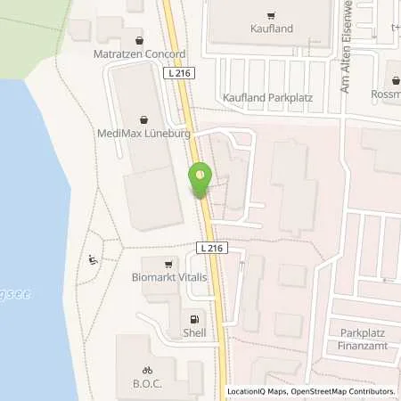 Standortübersicht der Tankstelle Shell Tankstelle in 21339 Lüneburg