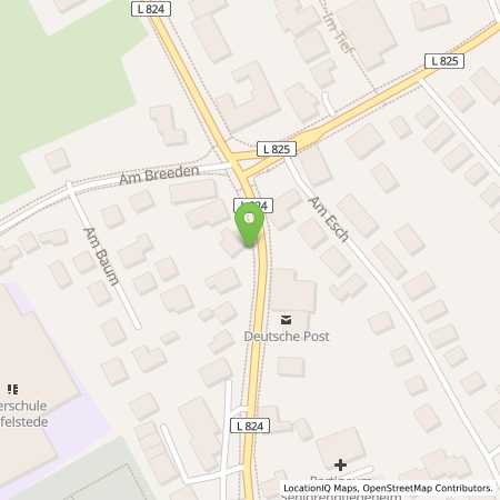 Standortübersicht der Autogas (LPG) Tankstelle: Esso Station Bruns in 26215, Wiefelstede