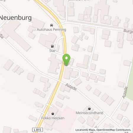 Standortübersicht der Autogas (LPG) Tankstelle: Esso Tankstelle / Autohaus Claas Penning in 26340, Zetel-Neuenburg