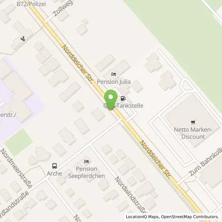 Standortübersicht der Tankstelle Ollis Tankstelle in 26506 Norden