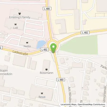 Standortübersicht der Tankstelle Reiffeisen Hildesheim in 31028 Gronau (Leine)