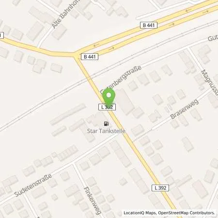 Standortübersicht der Tankstelle Star-Tankstelle in 31515 Wunstorf