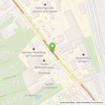 Standortübersicht der Tankstelle Mineralölhandel Piening GmbH & CO. in 37081 Göttingen