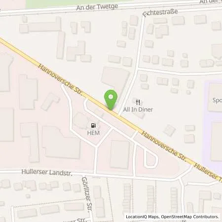 Standortübersicht der Tankstelle AGIP in 37574 Einbeck