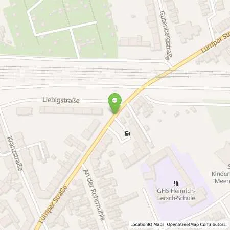 Standortübersicht der Tankstelle Firma Jodef Hoeckelmann KG in 41065 Mönchengladbach