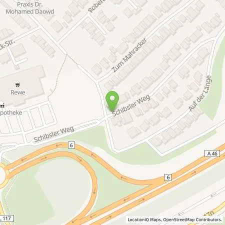 Standortübersicht der Tankstelle Ratheim-Center GmbH & CO. KG in 41836 Hückelhovel