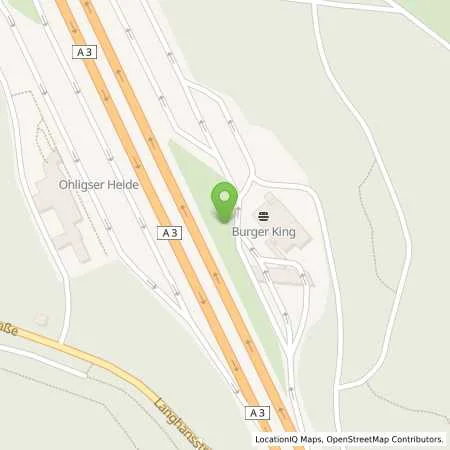 Standortübersicht der Tankstelle BAB-Tankstelle Ohligser Heide Ost (Aral) in 42697 Solingen