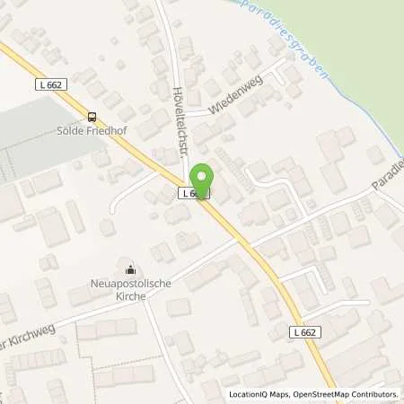 Standortübersicht der Tankstelle AVIA Station in 44289 Dortmund-Sölde