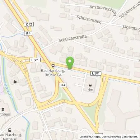 Standortübersicht der Tankstelle Opel Autohaus Wiggert GmbH & Co. KG in 38667 Bad Harzburg