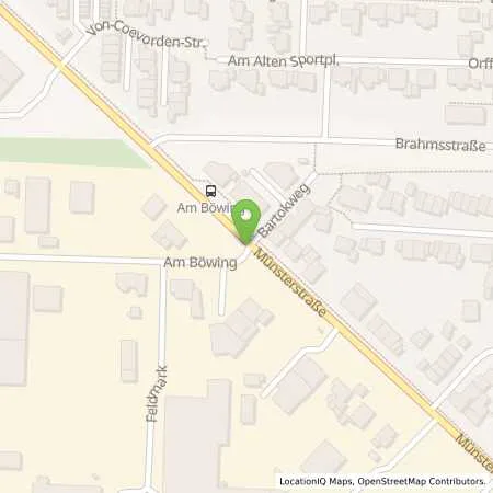 Standortübersicht der Tankstelle H. Kalkofen in 46414 Rhede