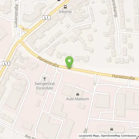 Standortübersicht der Tankstelle Autohaus Mühmert in 46539 Dinslaken (Mitte)