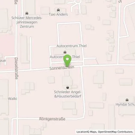 Standortübersicht der Tankstelle W. Schnieder GmbH & Co KG in 48565 Steinfurt (Burgsteinfurt)