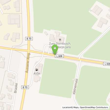 Standortübersicht der Autogas (LPG) Tankstelle: AVIA Tankstelle in 48691, Vreden