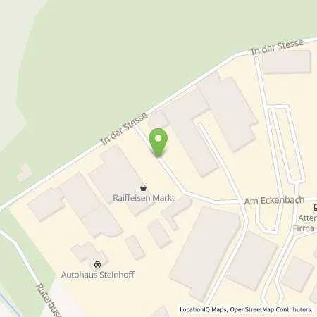 Standortübersicht der Tankstelle RWG Attendorn eG in 57439 Attendorn