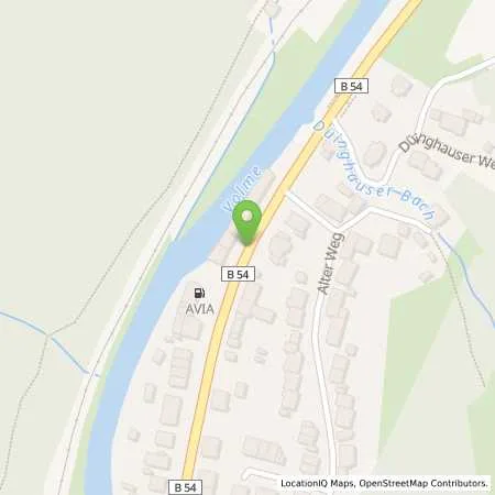 Standortübersicht der Tankstelle AVIA Station Hartmud Krämer in 58091 Hagen (Priorei)