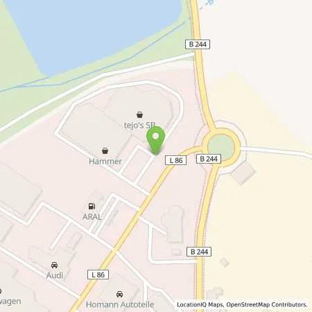 Standortübersicht der Tankstelle ARAL Großtankstelle Wernigerode GmbH in 38855 Wernigerode