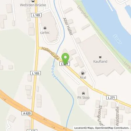 Standortübersicht der Tankstelle Tankstelle am Kaufland in 66333 Völklingen (Wehrden)