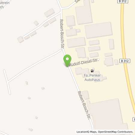 Standortübersicht der Autogas (LPG) Tankstelle: Fa. Penker Autohaus in 72585, Riederich
