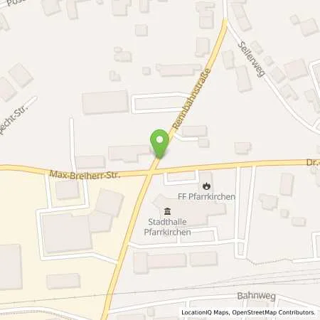 Standortübersicht der Tankstelle Auto Kröger in 84347 Pfarrkirchen