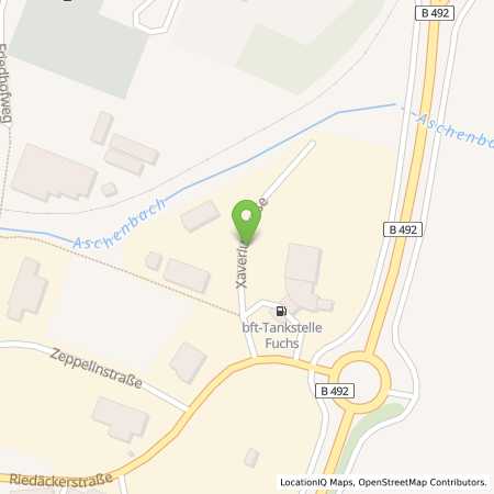 Standortübersicht der Autogas (LPG) Tankstelle: Fuchs- Tank & Waschparadies in 89604, Allmendingen
