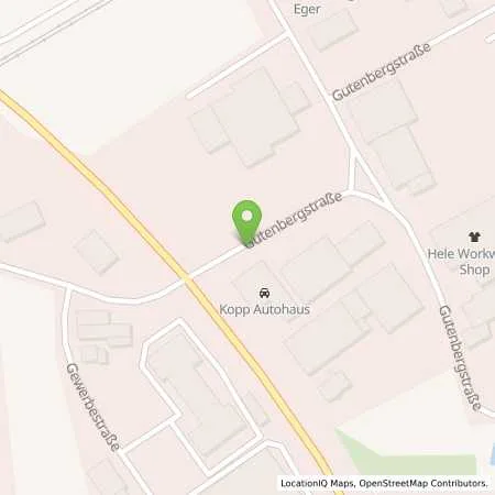 Standortübersicht der Tankstelle Autohaus Kopp in 91560 Heilsbronn