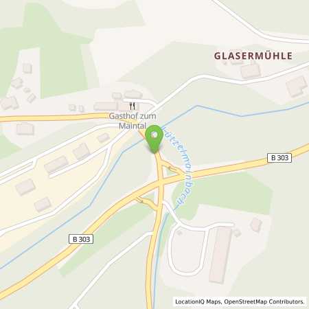 Standortübersicht der Autogas (LPG) Tankstelle: Avia in 95493, Bischofsgrün