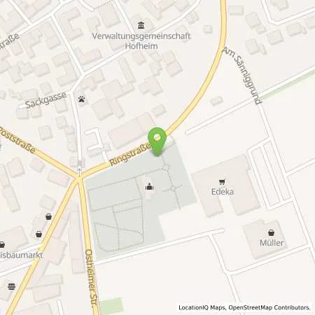 Standortübersicht der Tankstelle Autohaus Steigmeier in 97461 Hofheim